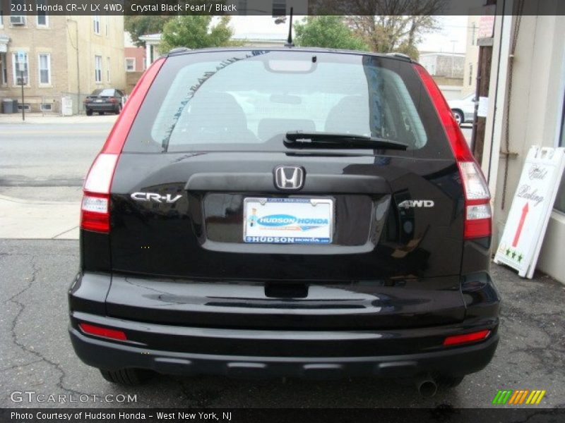 Crystal Black Pearl / Black 2011 Honda CR-V LX 4WD