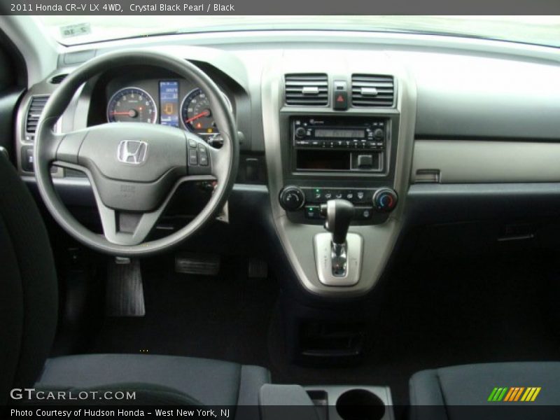 Crystal Black Pearl / Black 2011 Honda CR-V LX 4WD