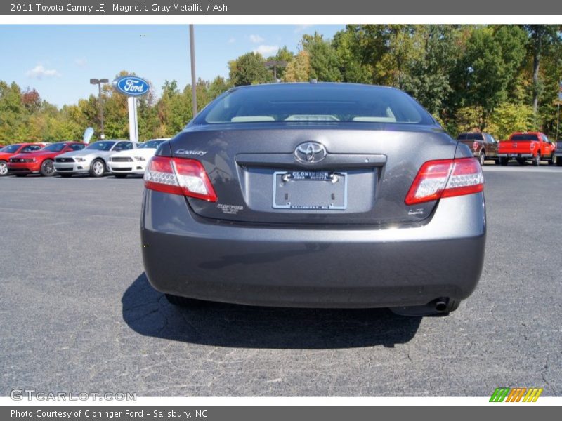 Magnetic Gray Metallic / Ash 2011 Toyota Camry LE