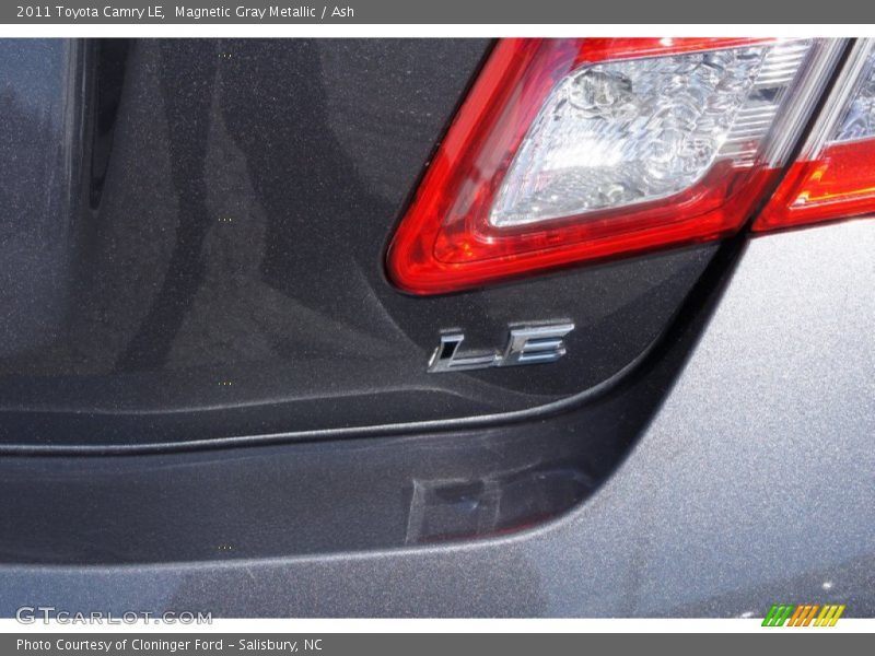 Magnetic Gray Metallic / Ash 2011 Toyota Camry LE