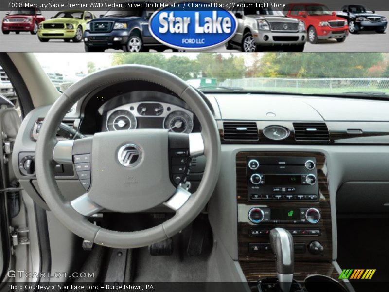 Silver Birch Metallic / Charcoal Black/Medium Light Stone 2008 Mercury Sable Premier AWD Sedan