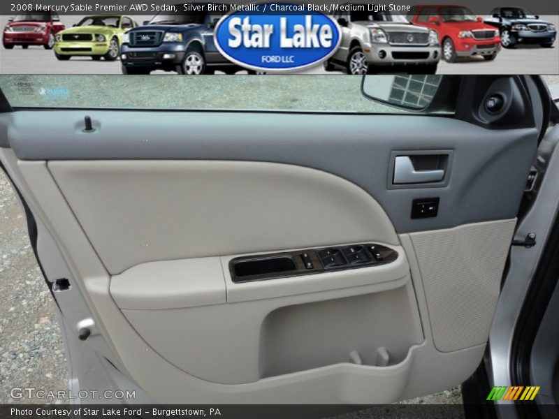 Silver Birch Metallic / Charcoal Black/Medium Light Stone 2008 Mercury Sable Premier AWD Sedan