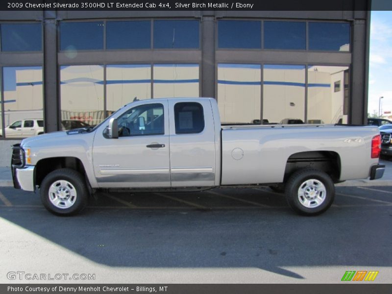 Silver Birch Metallic / Ebony 2009 Chevrolet Silverado 3500HD LT Extended Cab 4x4