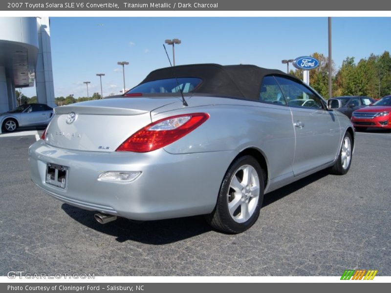 Titanium Metallic / Dark Charcoal 2007 Toyota Solara SLE V6 Convertible