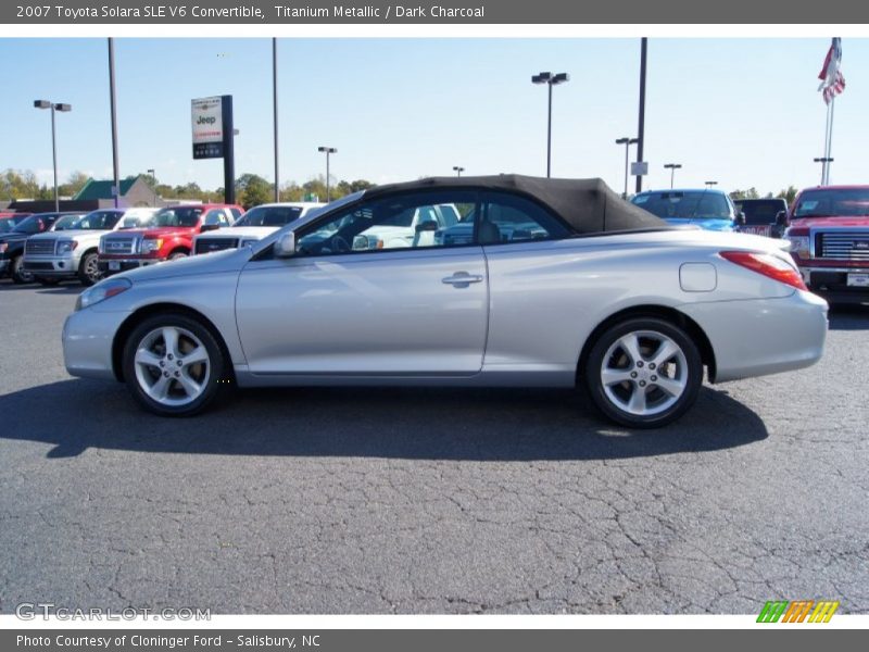 Titanium Metallic / Dark Charcoal 2007 Toyota Solara SLE V6 Convertible