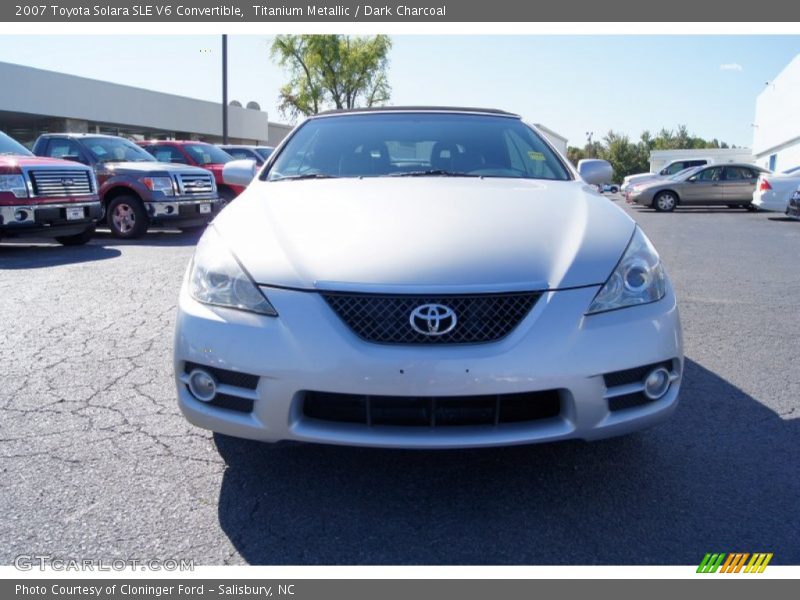 Titanium Metallic / Dark Charcoal 2007 Toyota Solara SLE V6 Convertible