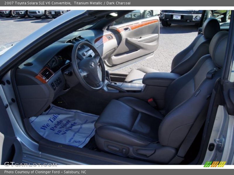 Titanium Metallic / Dark Charcoal 2007 Toyota Solara SLE V6 Convertible