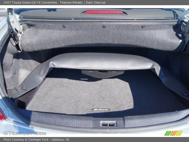 Titanium Metallic / Dark Charcoal 2007 Toyota Solara SLE V6 Convertible