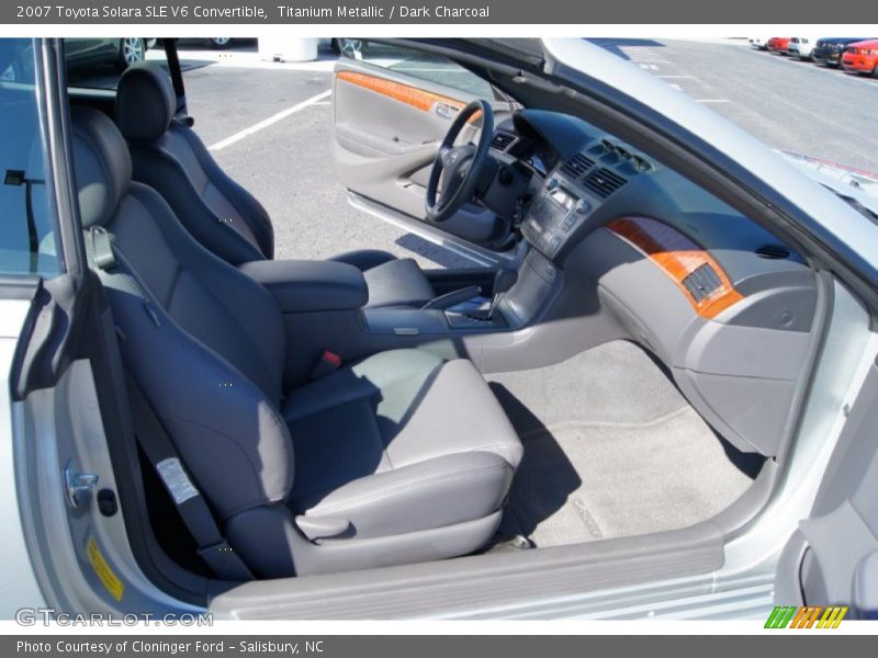 Titanium Metallic / Dark Charcoal 2007 Toyota Solara SLE V6 Convertible
