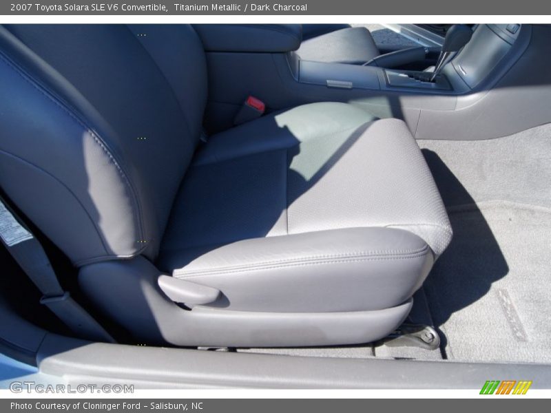 Titanium Metallic / Dark Charcoal 2007 Toyota Solara SLE V6 Convertible