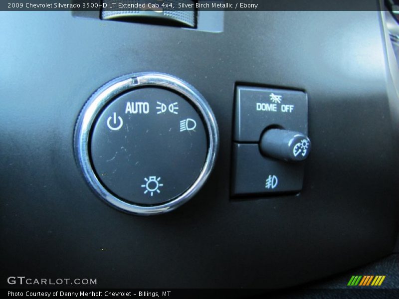 Silver Birch Metallic / Ebony 2009 Chevrolet Silverado 3500HD LT Extended Cab 4x4