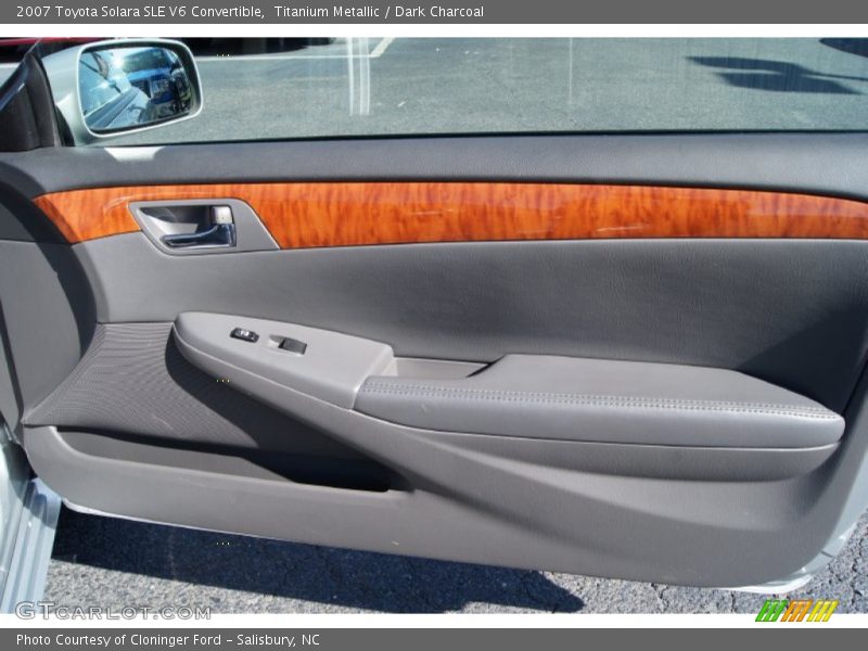 Titanium Metallic / Dark Charcoal 2007 Toyota Solara SLE V6 Convertible