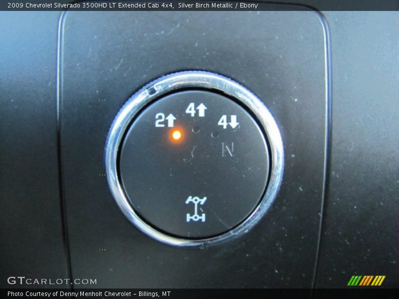 Silver Birch Metallic / Ebony 2009 Chevrolet Silverado 3500HD LT Extended Cab 4x4