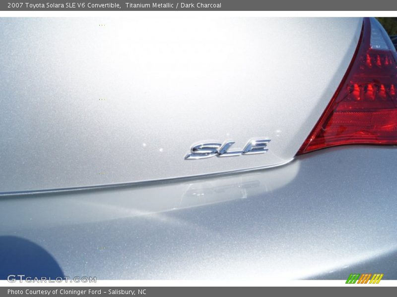 Titanium Metallic / Dark Charcoal 2007 Toyota Solara SLE V6 Convertible