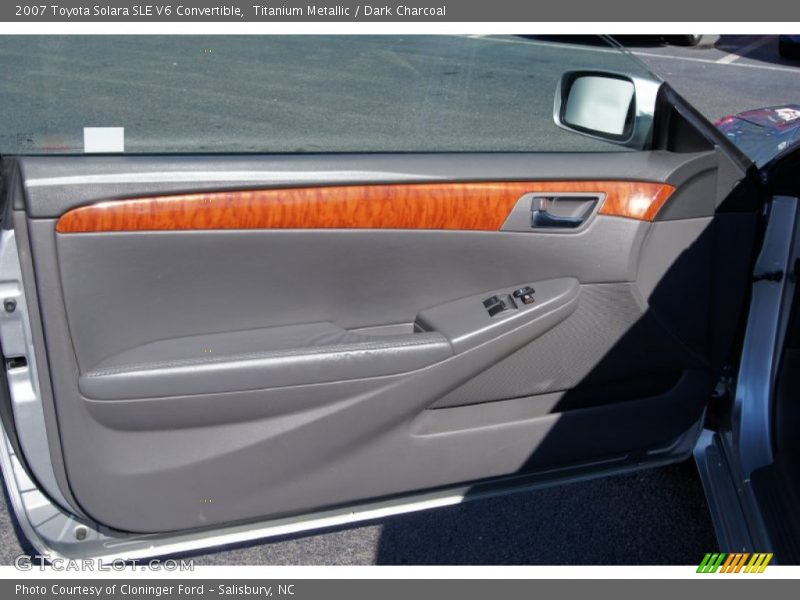 Titanium Metallic / Dark Charcoal 2007 Toyota Solara SLE V6 Convertible