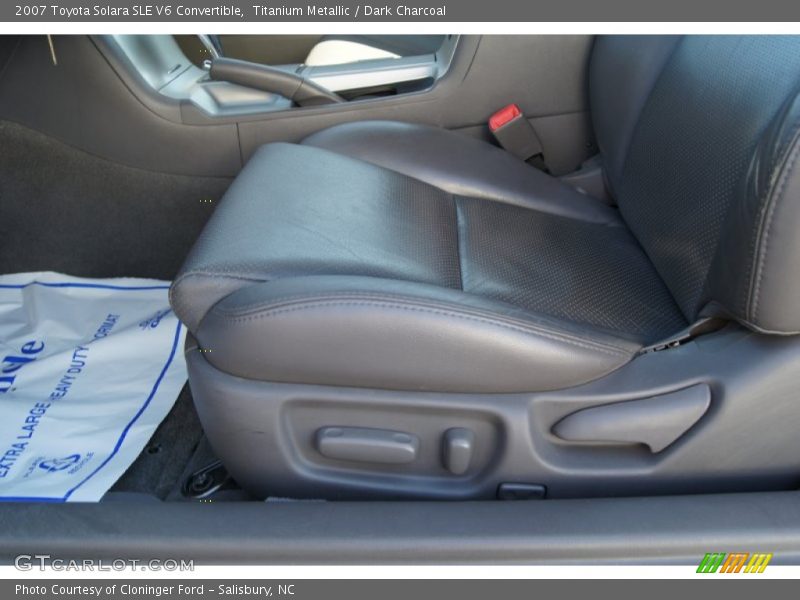 Titanium Metallic / Dark Charcoal 2007 Toyota Solara SLE V6 Convertible