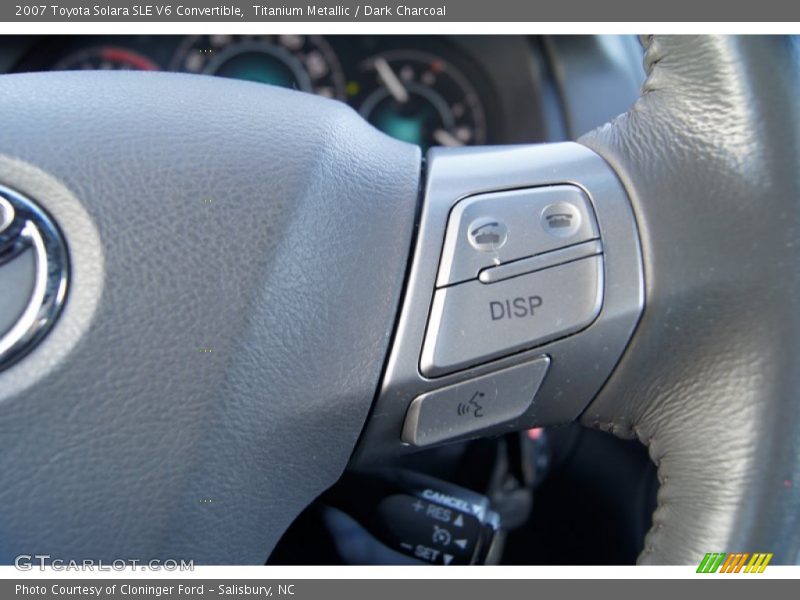 Titanium Metallic / Dark Charcoal 2007 Toyota Solara SLE V6 Convertible
