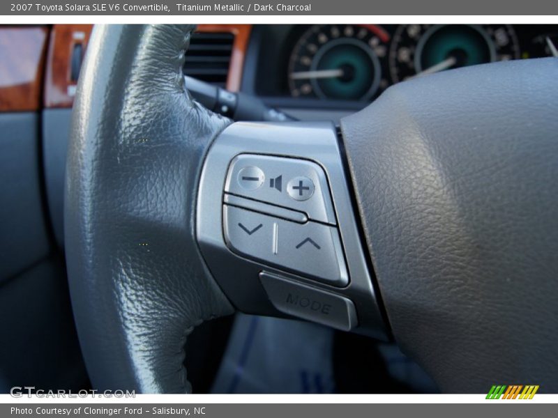 Titanium Metallic / Dark Charcoal 2007 Toyota Solara SLE V6 Convertible