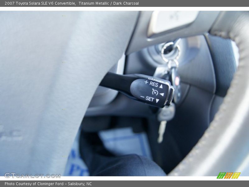 Titanium Metallic / Dark Charcoal 2007 Toyota Solara SLE V6 Convertible