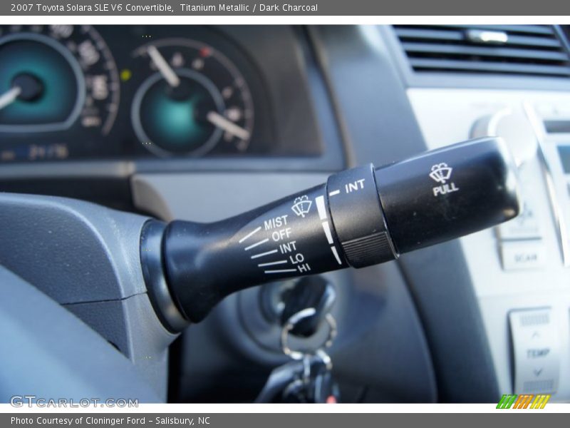 Titanium Metallic / Dark Charcoal 2007 Toyota Solara SLE V6 Convertible