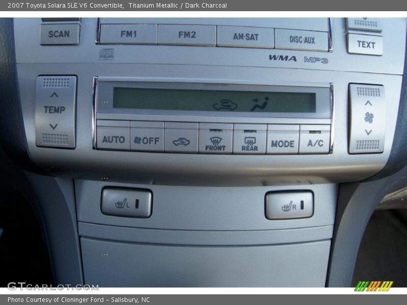 Titanium Metallic / Dark Charcoal 2007 Toyota Solara SLE V6 Convertible