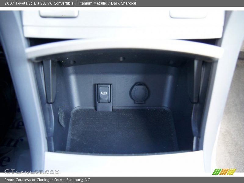 Titanium Metallic / Dark Charcoal 2007 Toyota Solara SLE V6 Convertible