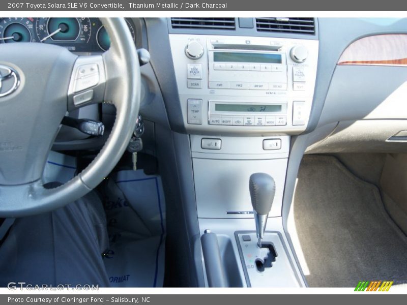 Titanium Metallic / Dark Charcoal 2007 Toyota Solara SLE V6 Convertible