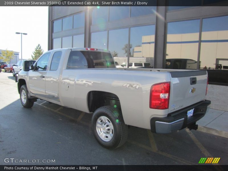Silver Birch Metallic / Ebony 2009 Chevrolet Silverado 3500HD LT Extended Cab 4x4