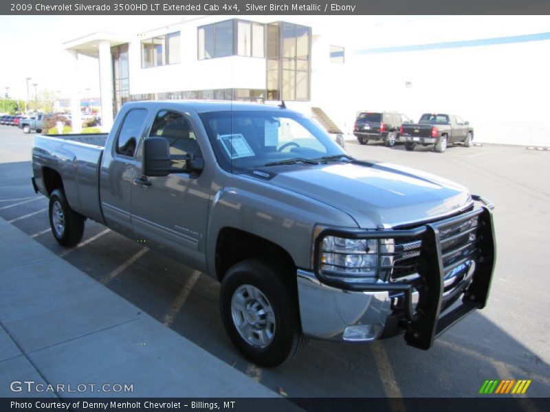 Silver Birch Metallic / Ebony 2009 Chevrolet Silverado 3500HD LT Extended Cab 4x4