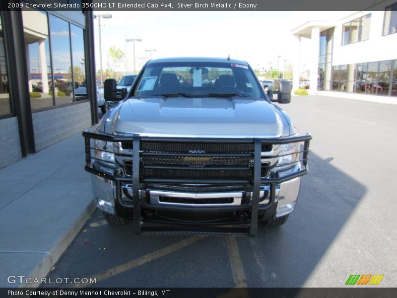 Silver Birch Metallic / Ebony 2009 Chevrolet Silverado 3500HD LT Extended Cab 4x4