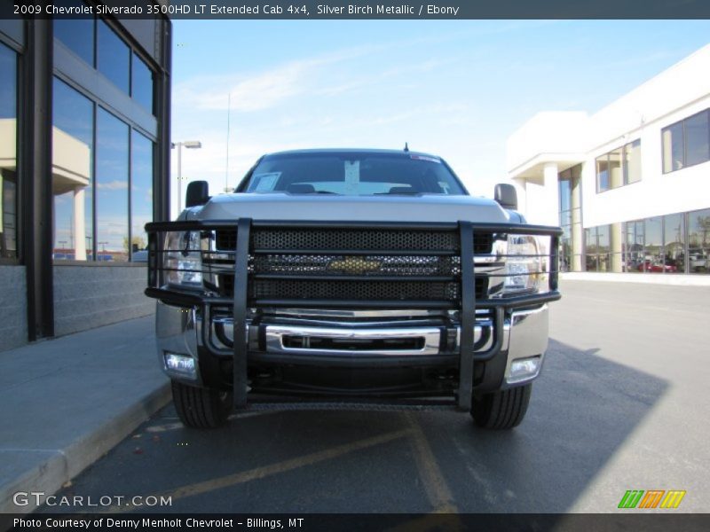 Silver Birch Metallic / Ebony 2009 Chevrolet Silverado 3500HD LT Extended Cab 4x4