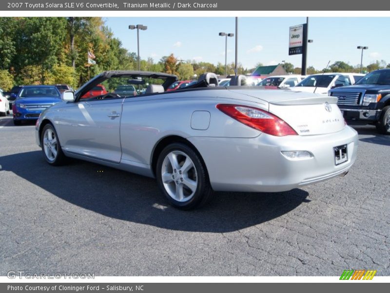 Titanium Metallic / Dark Charcoal 2007 Toyota Solara SLE V6 Convertible