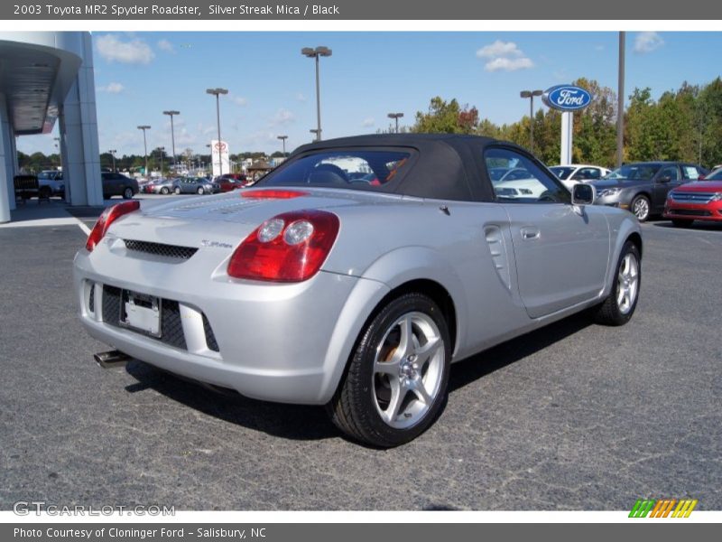 Silver Streak Mica / Black 2003 Toyota MR2 Spyder Roadster