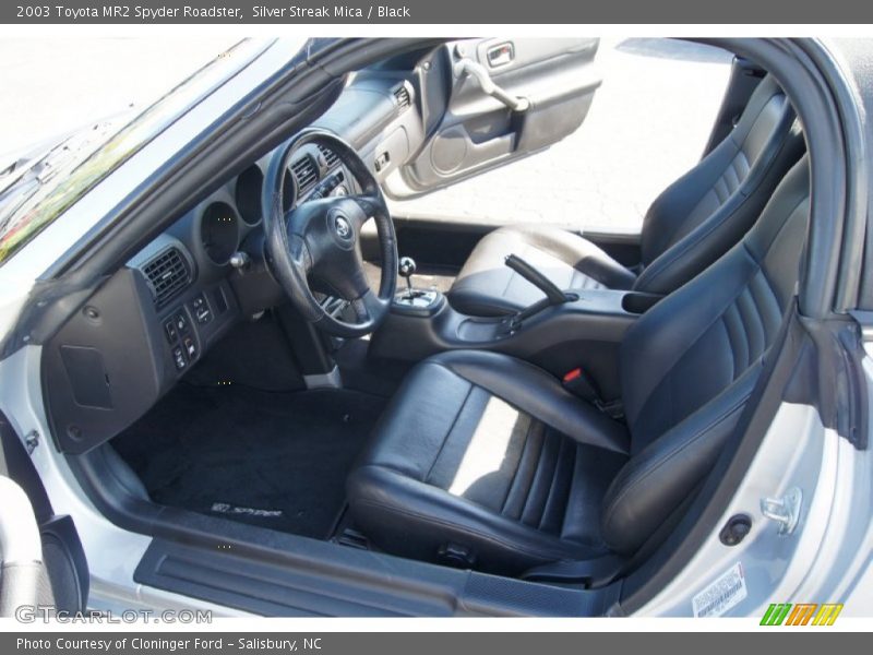  2003 MR2 Spyder Roadster Black Interior