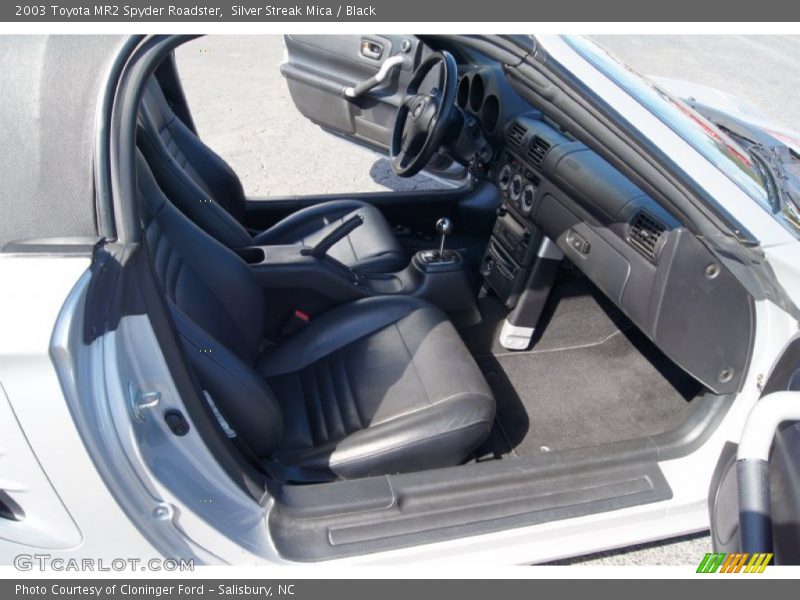 Silver Streak Mica / Black 2003 Toyota MR2 Spyder Roadster