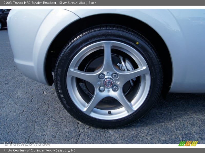 Silver Streak Mica / Black 2003 Toyota MR2 Spyder Roadster