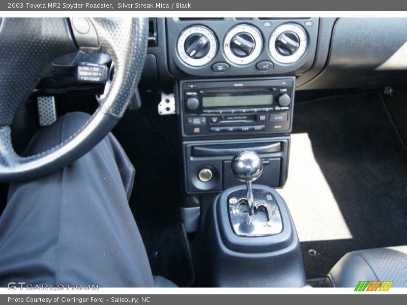 Silver Streak Mica / Black 2003 Toyota MR2 Spyder Roadster