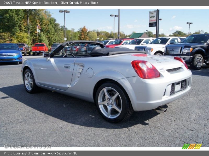Silver Streak Mica / Black 2003 Toyota MR2 Spyder Roadster