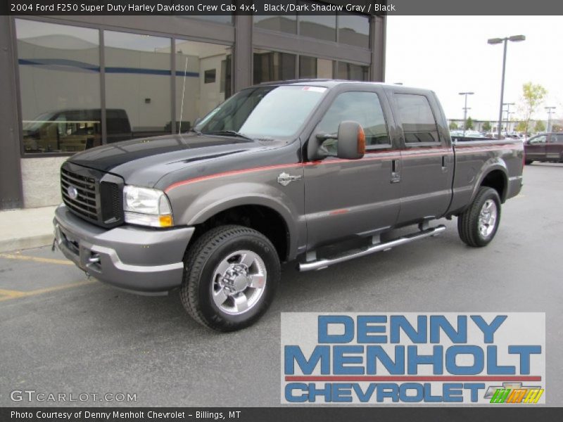 Black/Dark Shadow Gray / Black 2004 Ford F250 Super Duty Harley Davidson Crew Cab 4x4