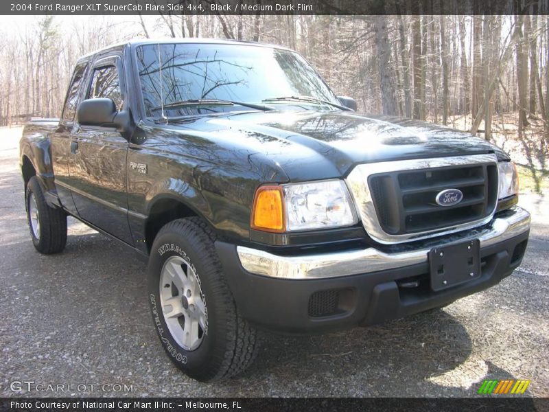 Black / Medium Dark Flint 2004 Ford Ranger XLT SuperCab Flare Side 4x4