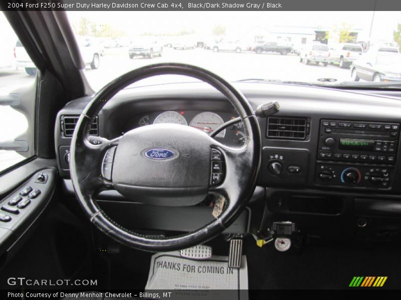 Black/Dark Shadow Gray / Black 2004 Ford F250 Super Duty Harley Davidson Crew Cab 4x4