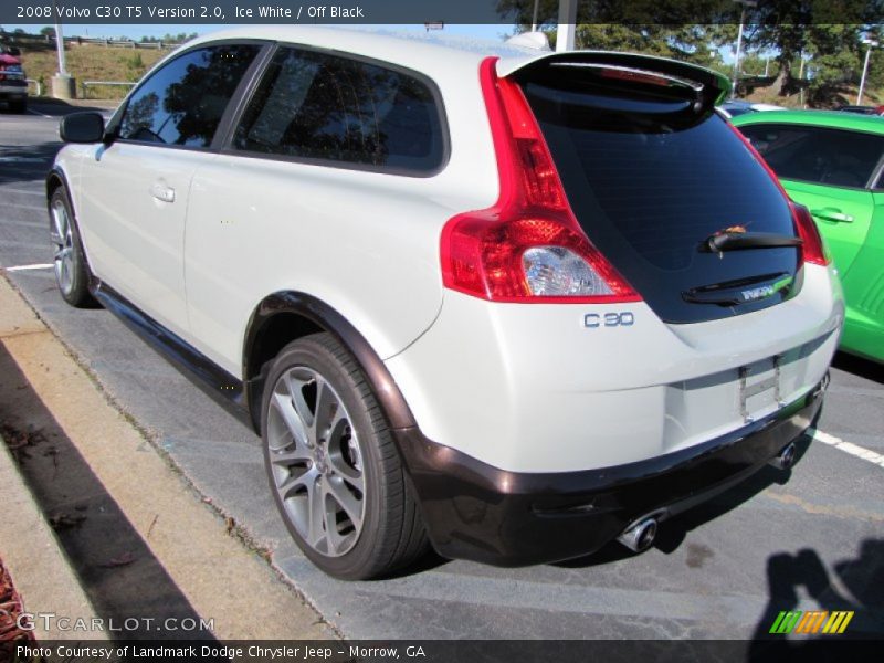 Ice White / Off Black 2008 Volvo C30 T5 Version 2.0