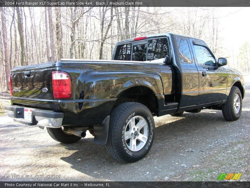 Black / Medium Dark Flint 2004 Ford Ranger XLT SuperCab Flare Side 4x4