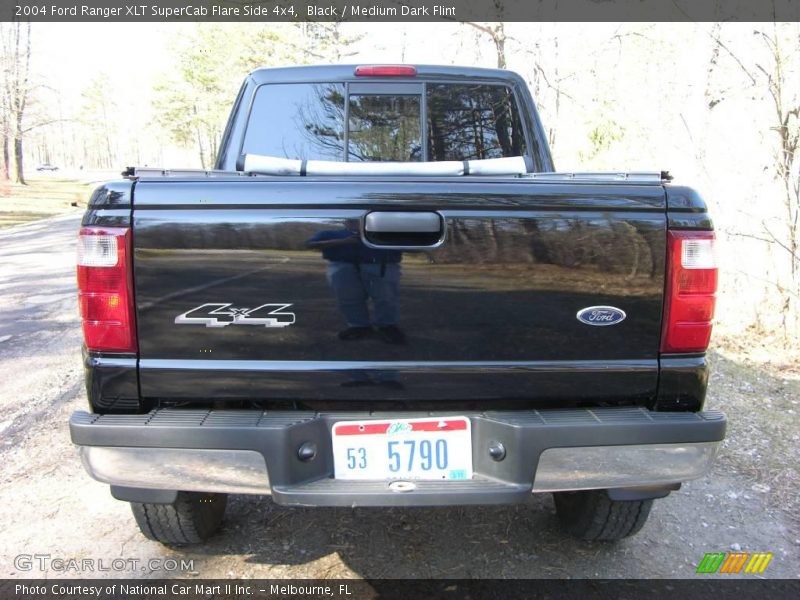 Black / Medium Dark Flint 2004 Ford Ranger XLT SuperCab Flare Side 4x4