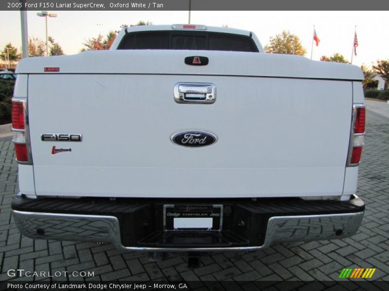 Oxford White / Tan 2005 Ford F150 Lariat SuperCrew