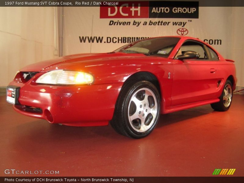Rio Red / Dark Charcoal 1997 Ford Mustang SVT Cobra Coupe