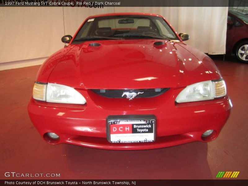 Rio Red / Dark Charcoal 1997 Ford Mustang SVT Cobra Coupe
