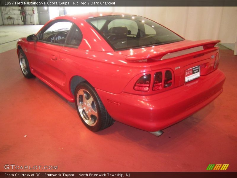 Rio Red / Dark Charcoal 1997 Ford Mustang SVT Cobra Coupe