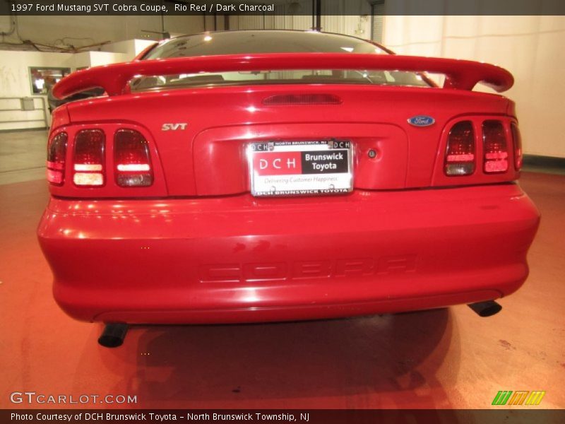 Rio Red / Dark Charcoal 1997 Ford Mustang SVT Cobra Coupe