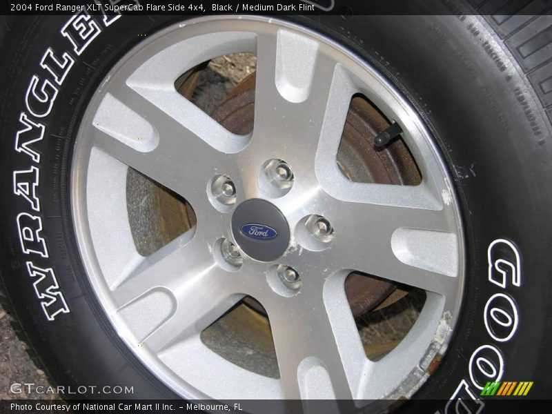 Black / Medium Dark Flint 2004 Ford Ranger XLT SuperCab Flare Side 4x4